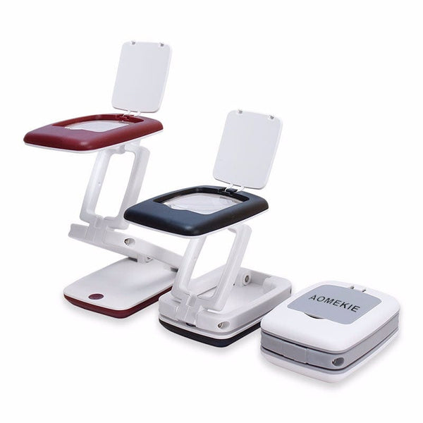 Folding LED Magnifier with Stand — Craft Accessory design