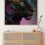 Panther Portrait — Diamond Painting Kit, product view 4