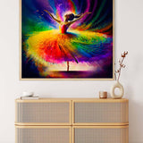 Color Magic Ballerina — AB Diamond Painting Kit, product view 3