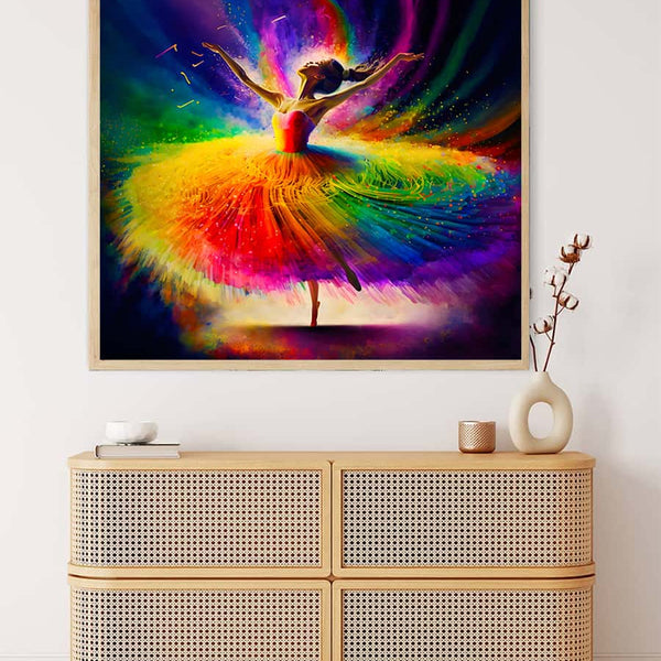 Color Magic Ballerina — AB Diamond Painting Kit, product view 3