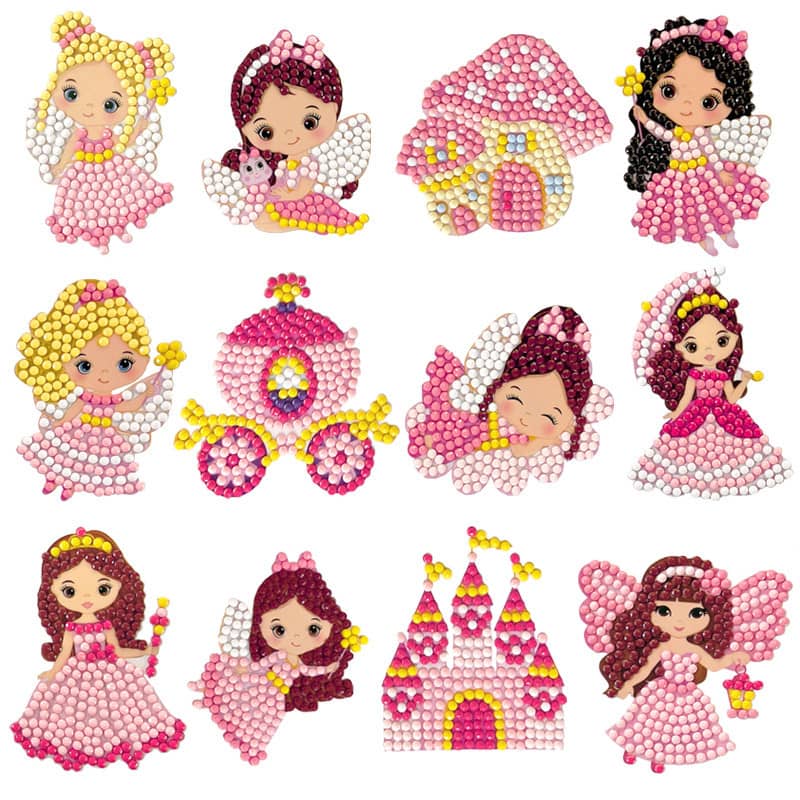 Princess — Diamond Painting Sticker Set design