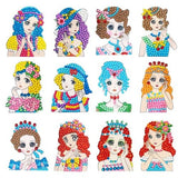 Fashion Model — Diamond Painting Sticker Set design