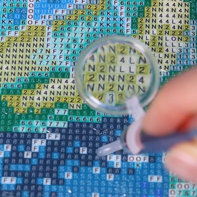 Clip-On Magnifier for Diamond Painting Pens — Craft Accessory, product view 4
