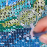 Clip-On Magnifier for Diamond Painting Pens — Craft Accessory, product view 4