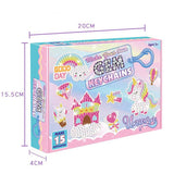 Unicorn, box — Diamond Painting Keychain Set, product view 2