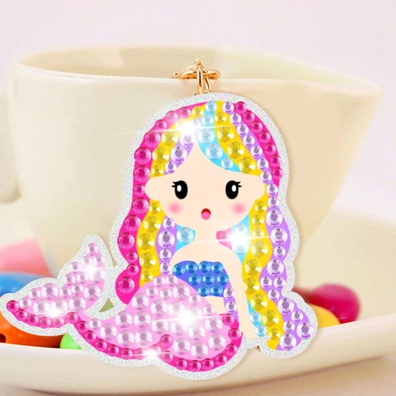 Mermaids, box — Diamond Painting Keychain Set, product view 4