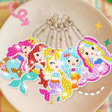 Mermaids, box — Diamond Painting Keychain Set, product view 7