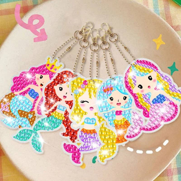 Mermaids, box — Diamond Painting Keychain Set, product view 7