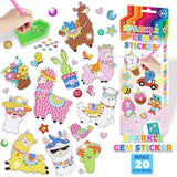 Llamas — Diamond Painting Sticker Set design