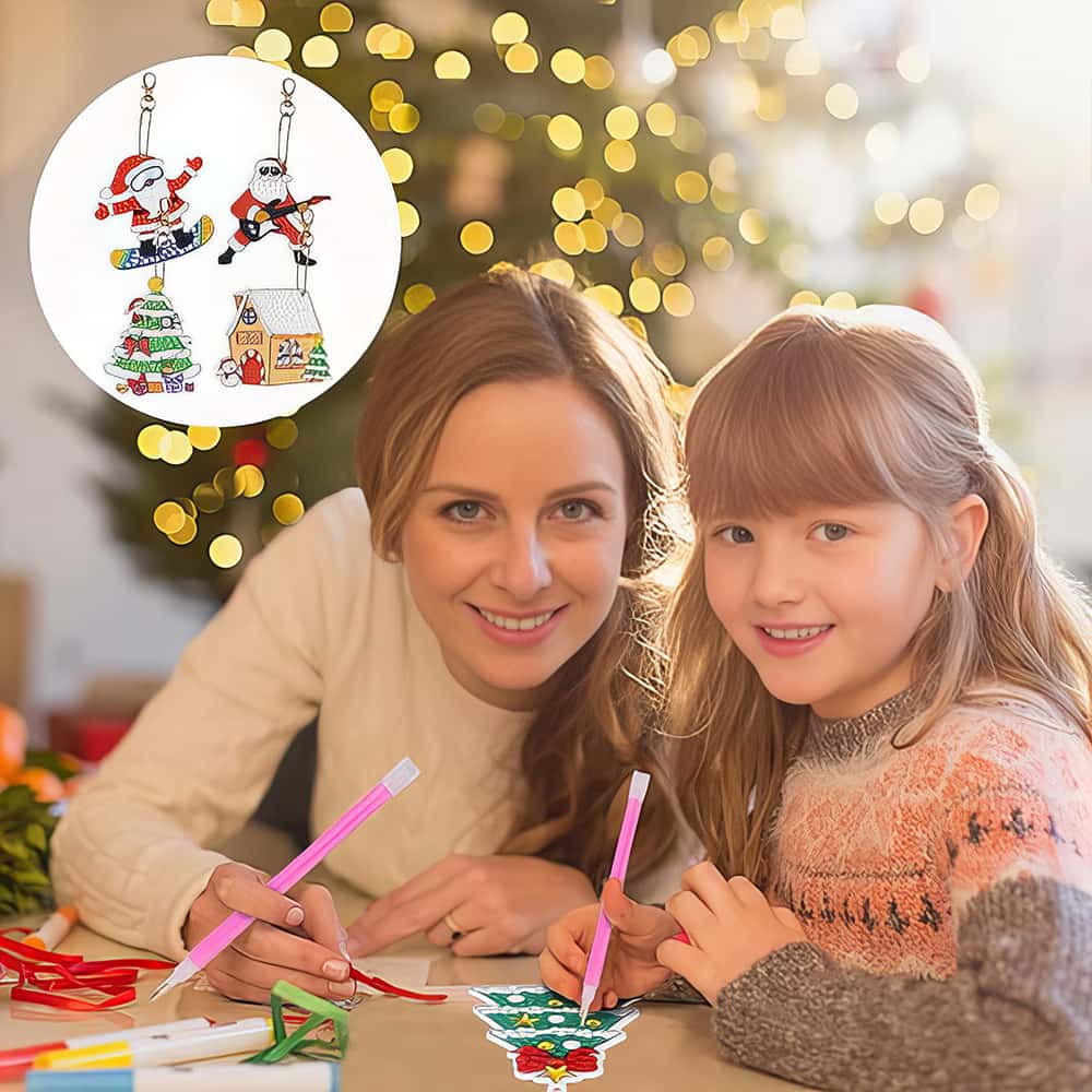 Christmas — Diamond Painting Keychain Set, product view 2