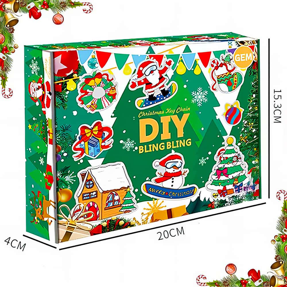 Christmas — Diamond Painting Keychain Set, product view 6