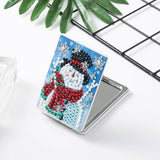 Snowman — Diamond Painting Compact Mirror Kit design