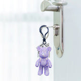 Keychain Glitter Bear — Diamond Painting Keychain Set, product view 10