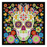 Butterflies with skull — Glow-in-the-Dark Diamond Painting Kit, product view 2