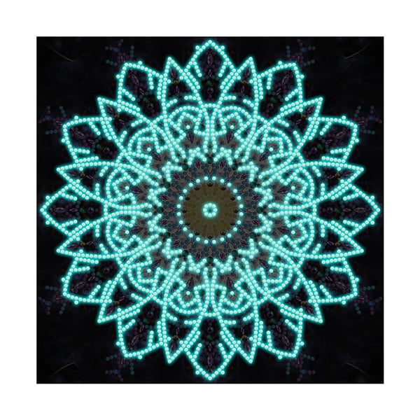 Fine Mandala — Glow-in-the-Dark Diamond Painting Kit, product view 3