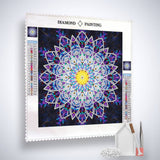 Fine Mandala — Glow-in-the-Dark Diamond Painting Kit, product view 4