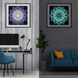 Fine Mandala — Glow-in-the-Dark Diamond Painting Kit, product view 5