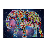Proud Elephant — Glow-in-the-Dark Diamond Painting Kit, product view 2
