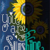 You are my Sunshine, Sunflowers — Glow-in-the-Dark Diamond Painting Kit design