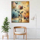 Rose in a glass — Diamond Painting Kit, product view 2