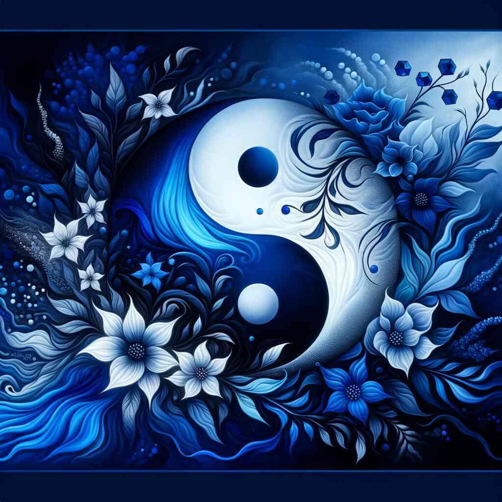 Yin and Yang Flower — Diamond Painting Kit design
