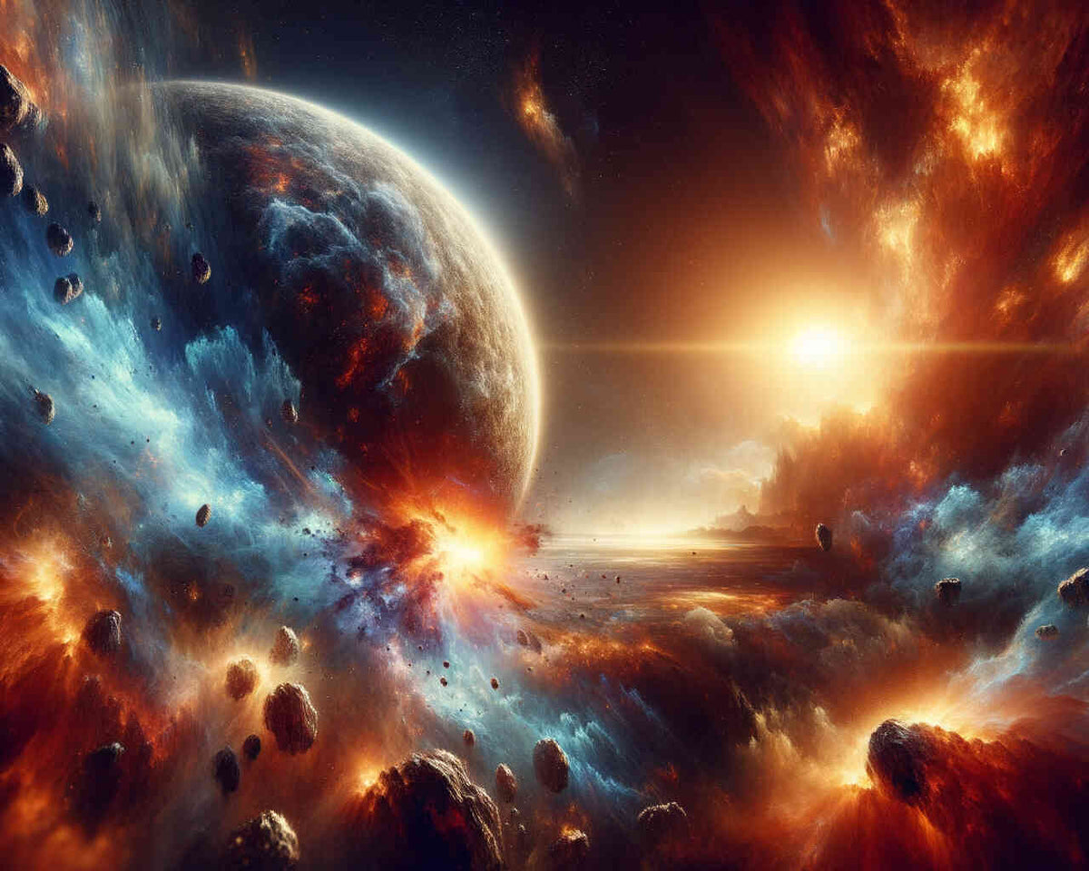 A Spectacle of Planets — Diamond Painting Kit design