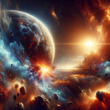 A Spectacle of Planets — Diamond Painting Kit design