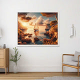 The Traveling Sailboat — Diamond Painting Kit, product view 2
