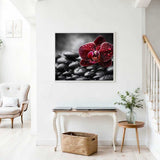 The Burgundy Orchid — Diamond Painting Kit, product view 2