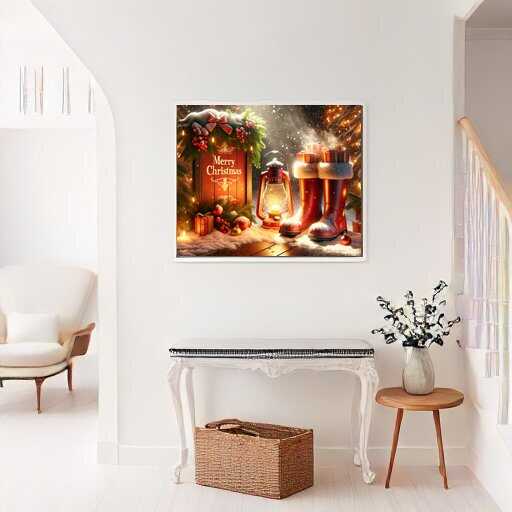 Merry Christmas Decorations — Diamond Painting Kit, product view 2