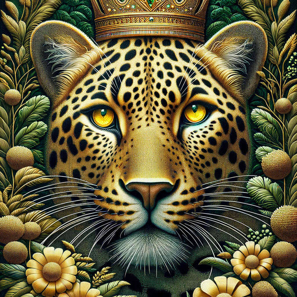 King of the animals (DP-0688) — Diamond Painting Kit design
