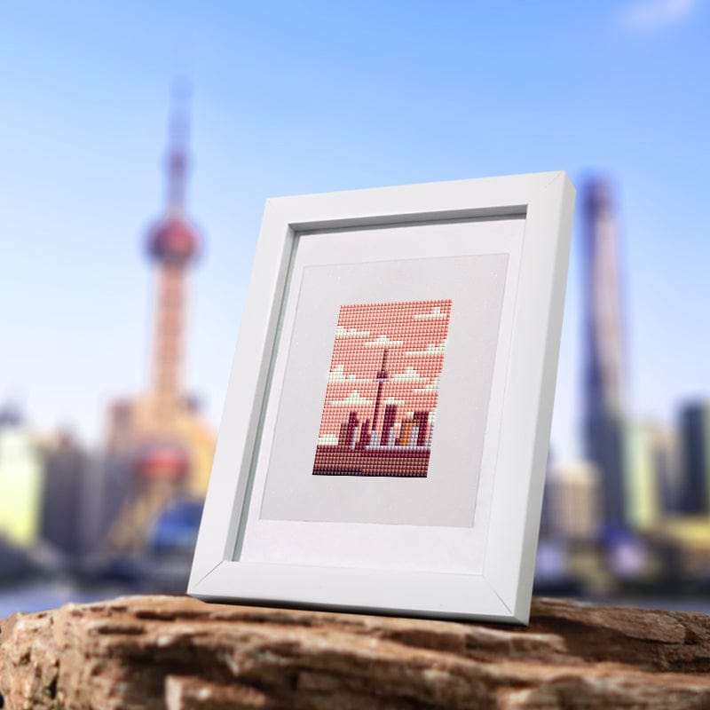 City Collection, Set of 10 — Mini Diamond Painting Set, product view 3