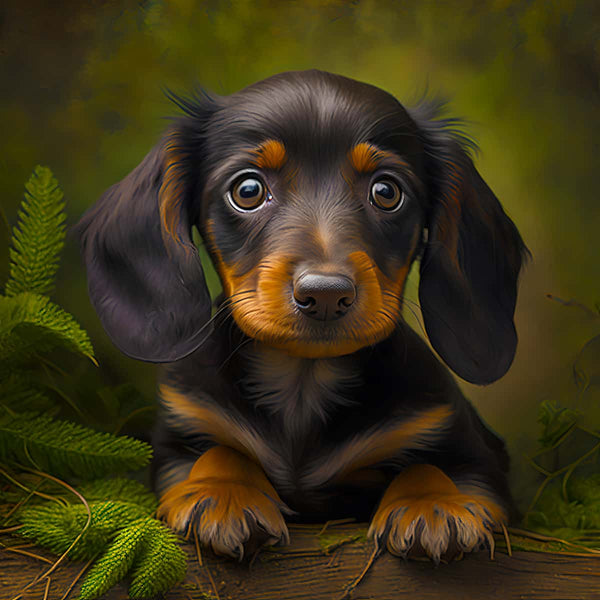 Dachshund look — Diamond Painting Kit design