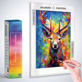 Abstract Forest Colors — Diamond Painting Kit, product view 3