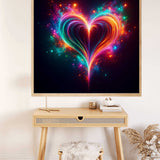 Cosmic heart flicker — Diamond Painting Kit, product view 2