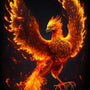 Fire Phoenix — Diamond Painting Kit design