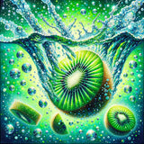 Kiwi in the water — Diamond Painting Kit design