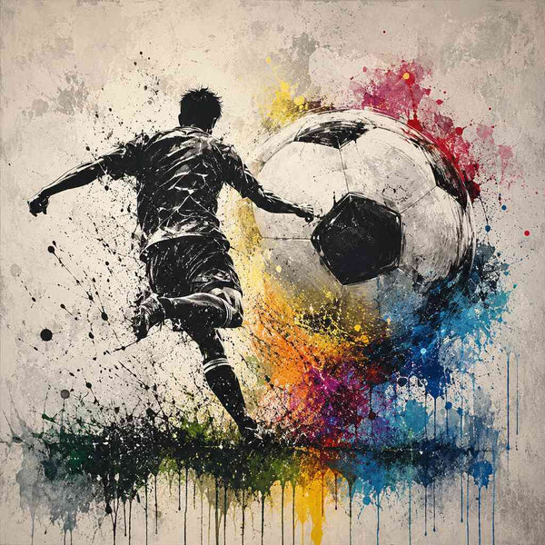 The Energy of the Game — Diamond Painting Kit design