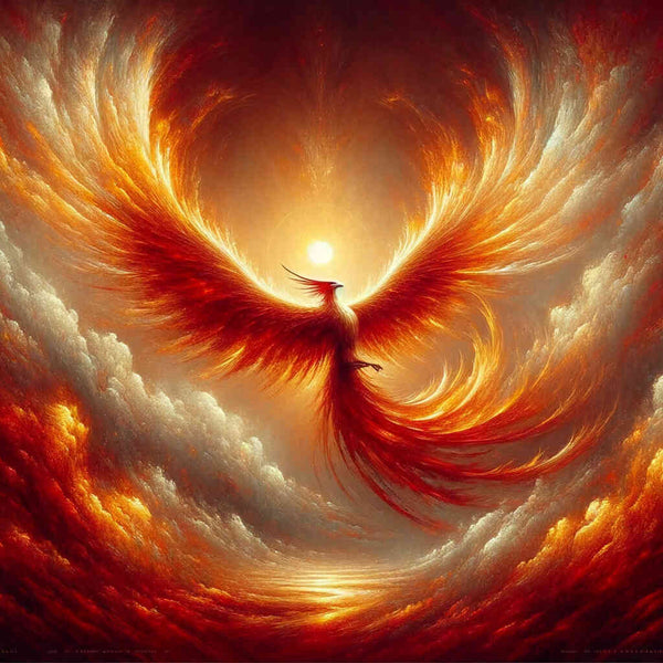 Phoenix in the Sky — Diamond Painting Kit design