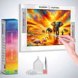 The beauty of Africa — Diamond Painting Kit, product view 3