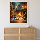 Warming fireplace — Diamond Painting Kit, product view 2