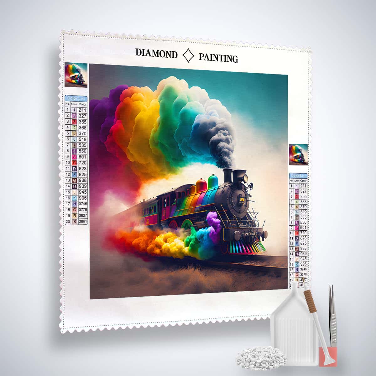 Color train — AB Diamond Painting Kit, product view 2