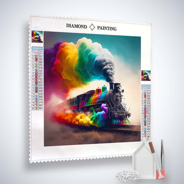 Color train — AB Diamond Painting Kit, product view 2