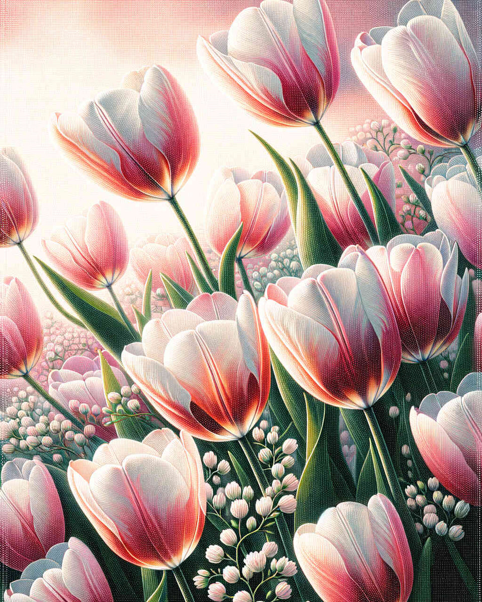 Harmonious tulips — Diamond Painting Kit design