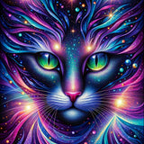 Cat green eyes — Diamond Painting Kit design