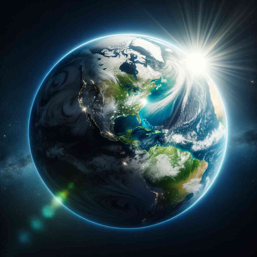 Awakening of the Blue Planet — Diamond Painting Kit design
