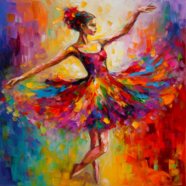 Abstract Dance — Diamond Painting Kit design