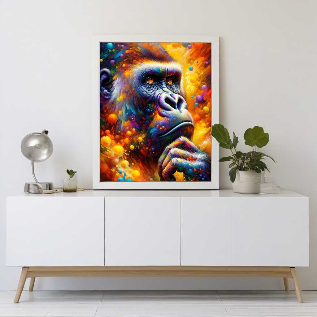 Superior Gorilla — Diamond Painting Kit, product view 2