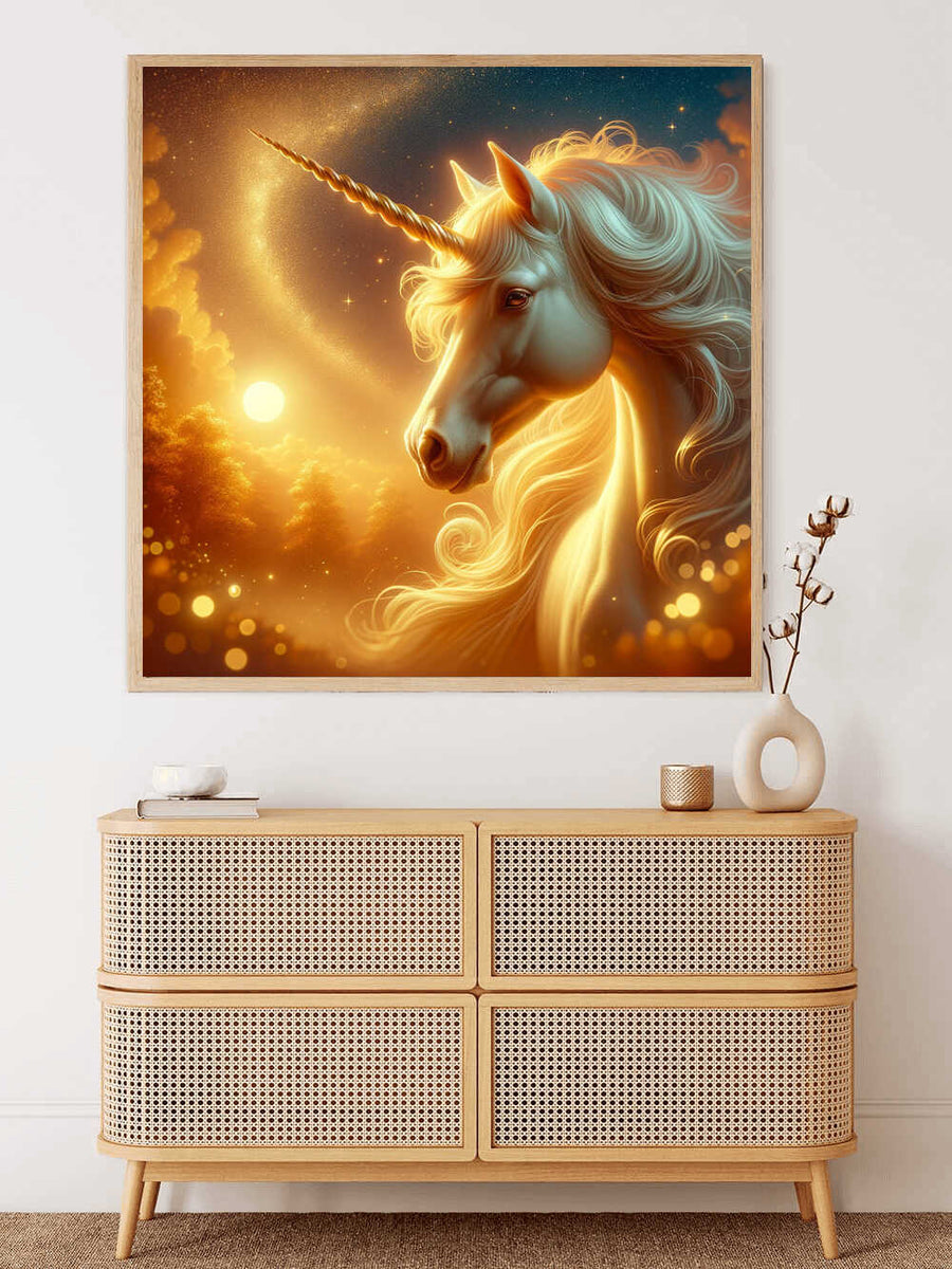 Beautiful Unicorn — Diamond Painting Kit, product view 2