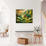 House in the Woodland Meadow — Diamond Painting Kit, product view 2